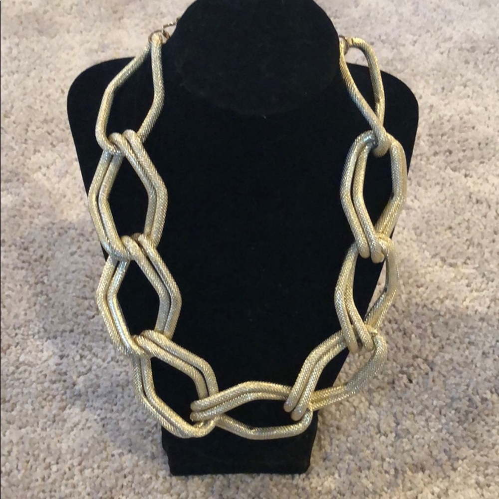 Large gold necklace